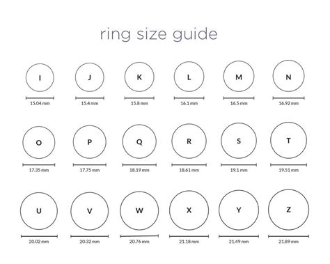 ring size w in numbers.